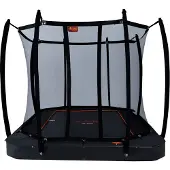 Avyna Trampoline Avyna Pro-Line FlatLevel 352 + Royal Class Veiligheidsnet Zwart