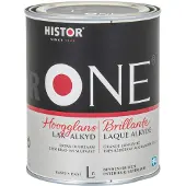 Histor One Lak Hoogglans Alkyd (Terpentinegedragen) 1 LTR - Wit