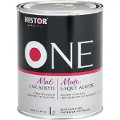 Histor One Lak Mat Alkyd (Terpentinegedragen) 1 LTR - Wit
