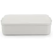 Brabantia Make & Take Bento Lunchbox/Broodtrommel - incl Bentobox - Large - Kunststof - Light Grey