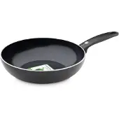 Greenpan CW002215-002 Cambridge Black Wok Met Keramische Antikleeflaag 28 cm