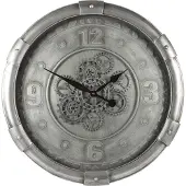 Decostar Countryfield Klok rond Darlington L zilver |