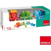 Goula houten 1-2-3 trein