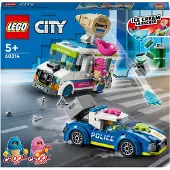 LEGO 60314 LEGO IJswagen politieachtervolging