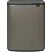 Brabantia Bo Touch Bin 2 x 30 Liter Platinum