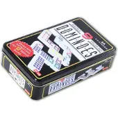 Engelhart Domino Dubbel 12 in blik