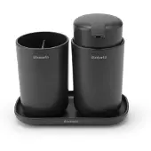 Brabantia ReNew Badkameraccessoires Set - 3-delig - Dark Grey