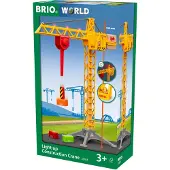 BRIO Light Up-Bouwkraan - Houten speelgoed voor 3+ jaar - 33835