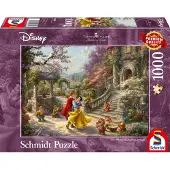 Schmidt - Legpuzzel - Disney, Sneeuwwitje, Dans met de prins - Thomas Kinkade Studios - 1000 stukjes - Volwassenen - vanaf 12 jaar