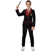 Suitmeister kostuum Harry Potter Gryffindor zwart/bordeaux Jongens Polyester Reverskraag - maat 134/152