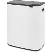 Brabantia Bo Touch Bin 2 x 30 Liter White