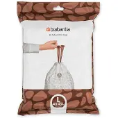 Brabantia Vuilniszakken met trekband 40-45 liter | Code L dispenser pack | 40 stuks