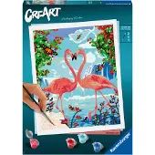 Ravensburger CreArt flamingo love |