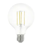 Eglo Ledfilamentlamp Globe - D6,5cm - Warm Wit - E27 - 8w