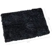Wicotex badmat classic pure 60x90cm zwart |