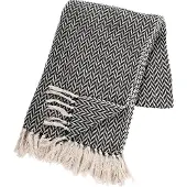 Tiseco Home Studio - Plaid/couverture ALPANA - 100% coton - 130x170 cm - Rouille