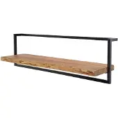 AnLi Style Wandplank edge 100cm (Naturel, 100x30x25cm)