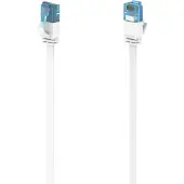 Hama 00200687 RJ45 Netwerkkabel, patchkabel CAT 6A U/UTP 15 m Wit Plat 1 stuk(s)