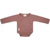 Little Indians Baby Overslagromper Lange mouw Burlwood - 6-9M