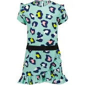 B.NOSY jurk Y203-5893 groen | Maat: 110