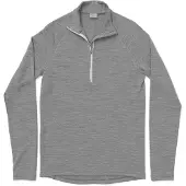 Houdini Trui Men Desoli Thermal Half Zip College Grey-XXL