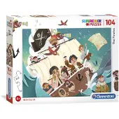 Clementoni Supercolor Puzzel - The Pirates - 104 Stukjes
