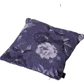 Madison sierkussen 50x50 cm Rib Denim flower blue