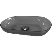 Best design Transpa Black waskom 54x34x12cm