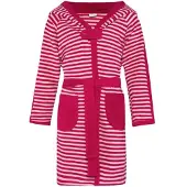 Esprit Badjas Kids Striped Hoody Raspberry-98 / 104