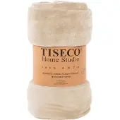 Tiseco Plaid Home Studio Cosy Ivory-150 x 200 cm