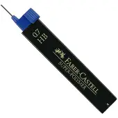 Faber-Castell Super-Polymer Vulpotlood-vulling 0,7 mm 2B Zwart 12 Stuks