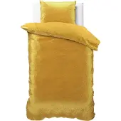 Sleeptime Velvet dekbedovertrek Sultan - embossed - goud - 1-persoons (140x220 + 60x70cm)