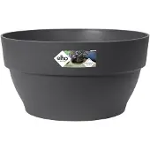 Elho Vibia Campana Schaal 27 - Bloempot voor Buiten - Ø 27.0 x H 14.0 cm - Antraciet