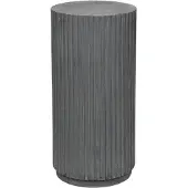 Broste Copenhagen Rillo podium Ø38,5XH78CM - grijs