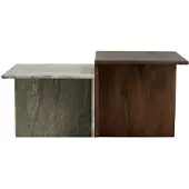 Nordal A/S ODRA lage tafels - hout/marmer