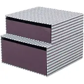 Broste Copenhagen Cecelia opbergboxen blackberry wine - 70080496