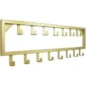 Loft42 Bono Kapstok – Goud – Metaal – 15 haken - 80x26x4