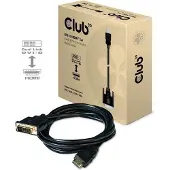 Club 3D DVI-D to HDMI 1.4 Cable M/M 2m