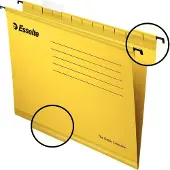 Esselte Classic versterkte hangmap - voor A4, geel (25 stuks)