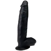 Hismith Premium Mega Dildo met Zuignap XL Zwart BlackZilla 30 CM