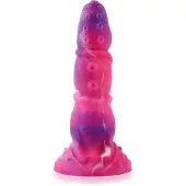 Hismith Premium Fantasy Zuignap Dildo Roze 22 cm Octopussy