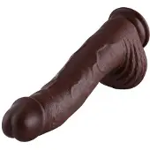 Hismith Premium Dildo XXL Large 25+ KlicLok Bruin