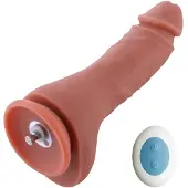 Hismith Premium Dildo Vibrerend inclusief Afstandsbediening 19 CM KlicLok Nude