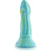Hismith Premium Fantasy Zuignap Dildo Blauw 25 cm Anaal