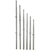 PLASTIMO Stanchion 2 Holes Flag Zilver 75 cm