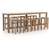 Rough furniture + 10% kassakorting | ROUGH-X 300cm barset 11-delig