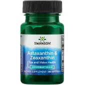 Swanson Health - Astaxanthine &amp; Zeaxanthine - 60 Zachte Capsules
