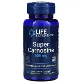 Life Extension , Super Carnosine, 500 mg, 60 Vegetarische Capsules