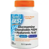 Doctors Best - Glucosamine Chondroïtine MSM + Hyaluronzuur - 150 capsules