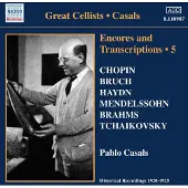 OUTHERE Pablo Casals - Encores & Transcriptions Volume 5 (CD)